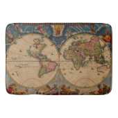  oude wereldkaarten badmat (Voorkant)