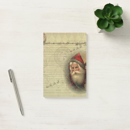  Oude Wereldkerstpost Post-it® Notes (Kantoor)