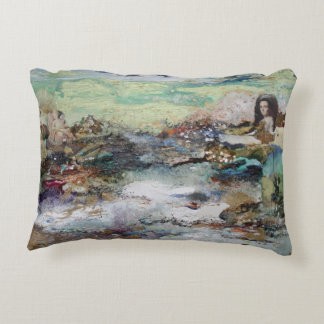 Oude wereldvredeshandleiding accent kussen