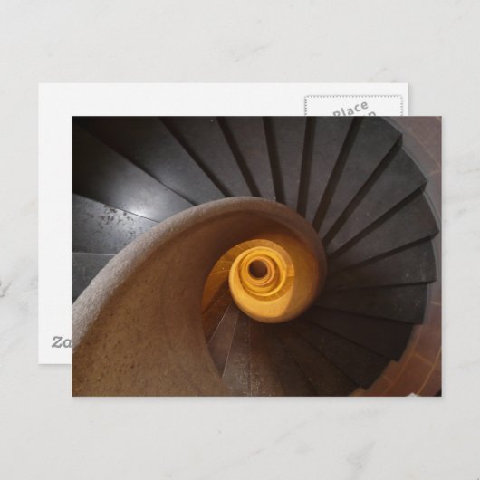 Oude werveltrap briefkaart (Voorkant / Achterkant)