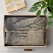 Oude-Werwolf-Halloween-Decoupage Tissuepapier (Geschenk)
