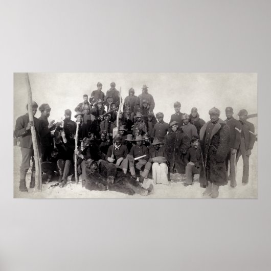 OUDE WEST BUFFALO SOLDIERS 1890 POSTER (Voorkant)