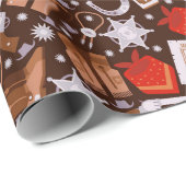 Oude West Country Cadeaupapier (Rol Hoek)