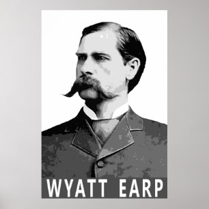 OUDE WEST LEGEND WYATT EARP POSTER