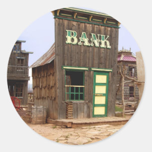 Oude Westelijke Jordaanoever (kleur) Ronde Sticker