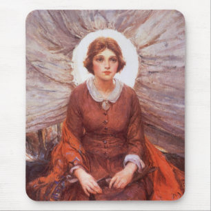 Oude western, Madonna van de Prairie van Koerner Muismat