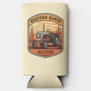 Oude western ranch tractor woestijn zonsondergang