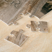 Oude Westerne grave-marker Puzzle Legpuzzel (Zijkant)