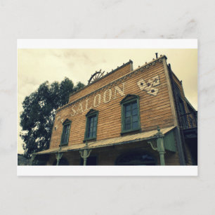 Oude Westerne Saloon Bar - oude bouwkaarten Briefkaart