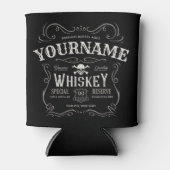 Oude Whiskey-label Aangepaste liquor Bar Blikjeskoeler (Voorkant)