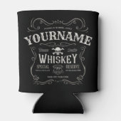 Oude Whiskey-label Aangepaste liquor Bar Blikjeskoeler (Achterkant)