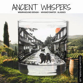 OUDE WHISPERS Chow water rotsen glas