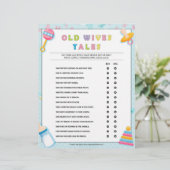 Oude wiegjes [Baby Basics Blue] Briefhoofd (Staand voorkant)