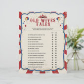 Oude wiegjes [Circus Theme] Briefhoofd (Staand voorkant)