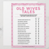 Oude wiegjes [Luxe kant [Roze]] Briefhoofd (Voorkant / Achterkant)