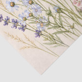 Oude Wilde Bloem Tissuepapier (Detail)