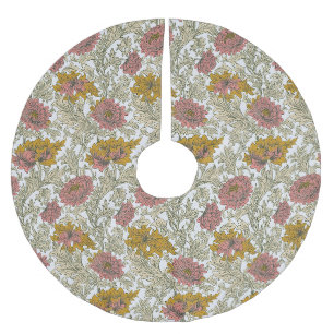 Oude William Morris Chrysanthemum Patroon Kerstboom Rok