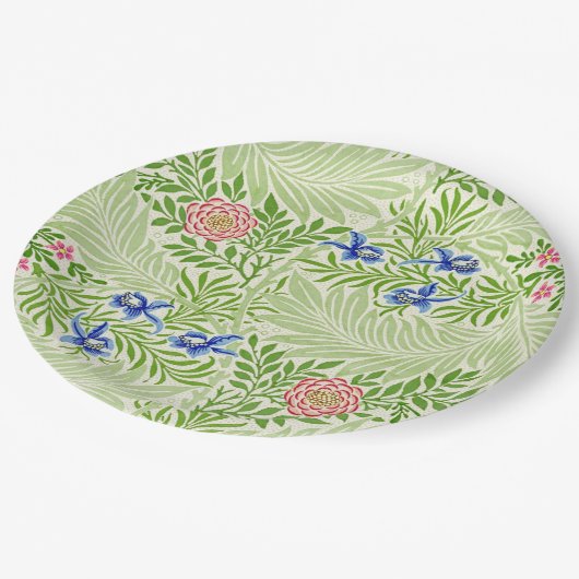 Oude William Morris varens en bloemen Papieren Bordje (Gekanteld)