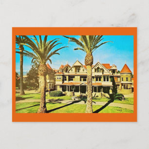 Oude Winchester Mystery House ansichtkaart Briefkaart
