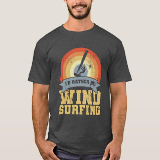 Oude windsurfquote jongen t-shirt