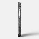 Oude winterboom — Grayscale iPhone Case (Achterkant / Links)