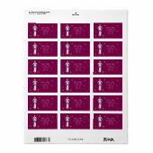 Oude wintermode etiket (Full Sheet)