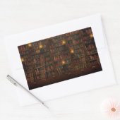 Oude wisselaarleesruimte rechthoekige sticker (Envelop)