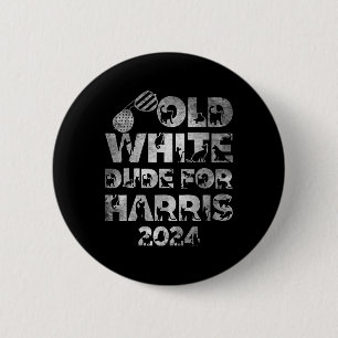 Oude witte kerel voor Harris Kamala Harris 2024 Pr Ronde Button 5,7 Cm