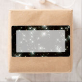 Oude witte sterren in de melkweg etiket (Insitu)