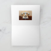 Oude Witte Telefoon van de Wijzerplaat-omhoog Kaart (Binnen)