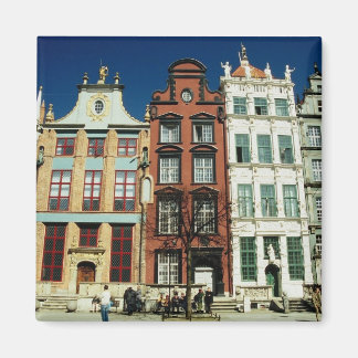 Oude woningen in Gdansk Magneet