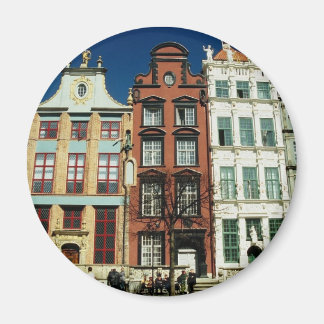 Oude woningen in Gdansk Magneet