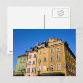 Oude woningen in Warschau Briefkaart (Voorkant / Achterkant)