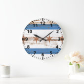 Oude Wooden Chicago Flag Grote Klok (Huis)