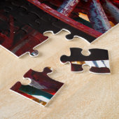 Oude Wooden Wagon Californië. Legpuzzel (Zijkant)