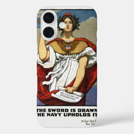 Oude WWI-marinewervingsfolder Kenyon Cox-kunst Case-Mate iPhone Case (Achterkant)