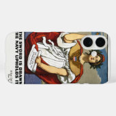 Oude WWI-marinewervingsfolder Kenyon Cox-kunst Case-Mate iPhone Case (Achterkant (horizontaal))
