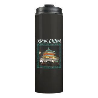 Oude Xian Toren van de Bel in China Thermosbeker
