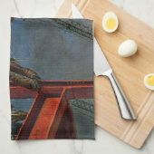 Oude zakelijke afbeelding van staalconstructie arb theedoek (Quarter Fold)