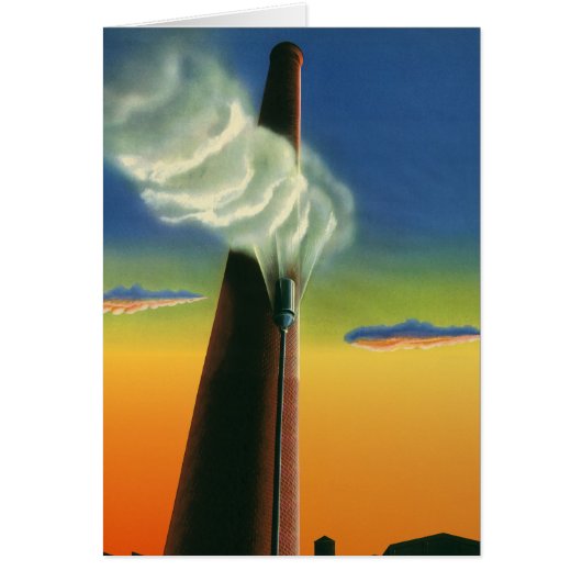 Oude zakelijke onderneming, stoomfluit fabriek zon (Voorkant)