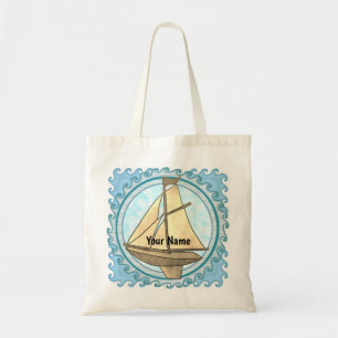 Oude zeilboot tote bag