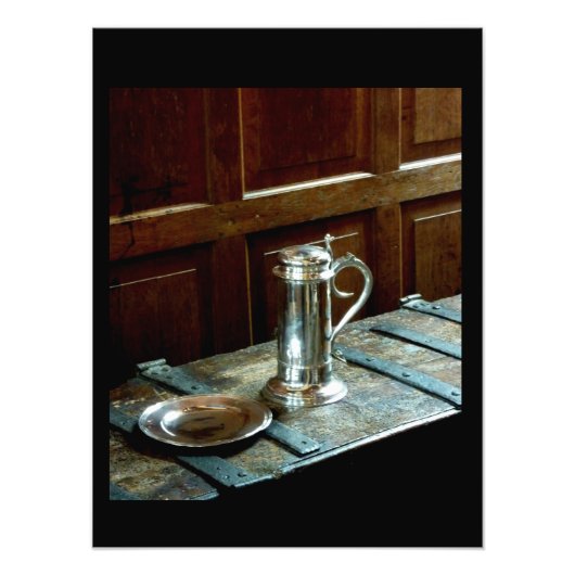 Oude zilver en eik (2) foto afdruk (Voorkant)