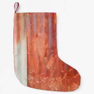 Oude zinkachtergrond in stijl. Rustwand Kleine Kerstsok