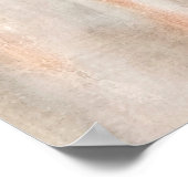 Oude zinkachtergrond in stijl. Rustwand Poster (Hoek)