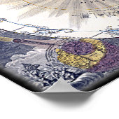 Oude Zodiac Grafiek Poster (Hoek)