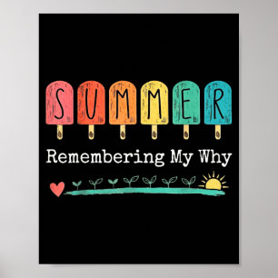 Oude zomer herinneren waarom grappige professoren poster