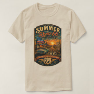Oude Zomer op Route 66 T-shirt