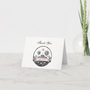 Oude Zon Maan Sterren Oceaan Planeet Aarde Tekenin Bedankkaart