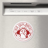 Oude zout bakkerij Rood en witte magneet (Insitu (Vaatwasser))