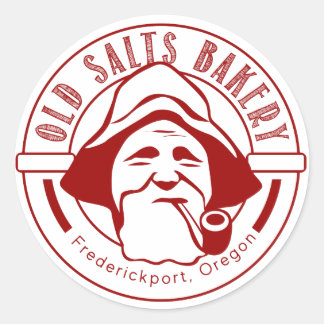 Oude Zouten Bakkerij Rode Sticker